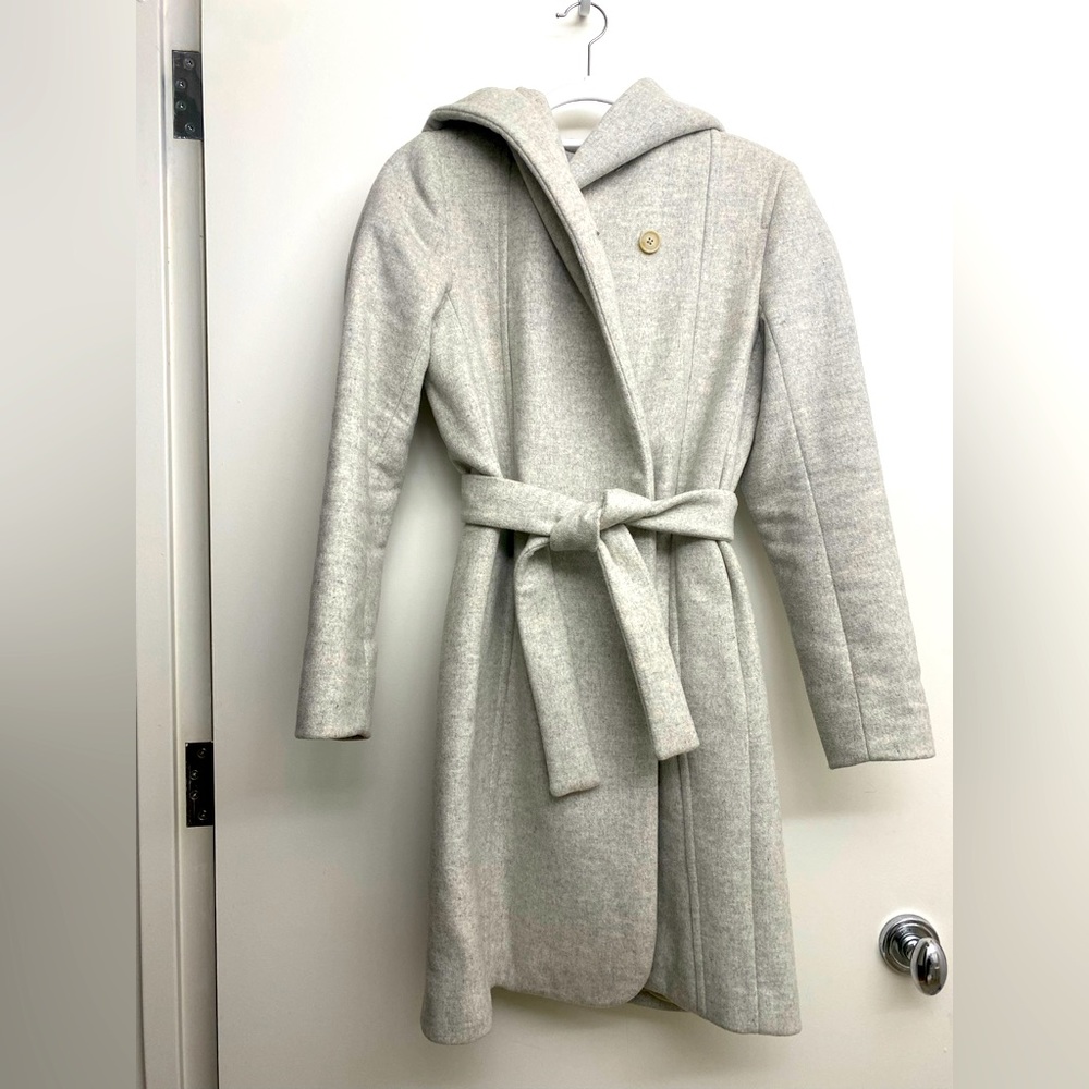 Light grey, Aritzia, Wilfred coat